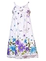 Rare Editions Girls 7-16 Floral Border Printed Dress