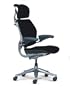 HumanScale Freedom Chair with Headrest, Black Wave Fabric
