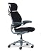 HumanScale Freedom Chair with Headrest, Black Wave Fabric