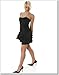 Traum Satin Corsagen Cocktailkleid Schwarz (1102)