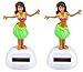 Solar Powered Dancing Hula Girl - Green Skirt, Pink Top (Qty 2)