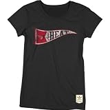 Adidas Miami Heat Team Pennant Womens Cap Sleeve T-Shirt Medium