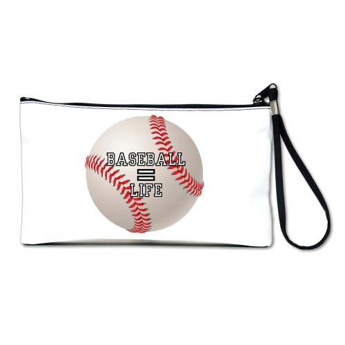 Artsmith, Inc. Clutch Bag Purse (2-Sided) Baseball Equals Life