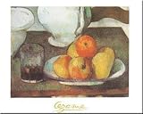 Apples and Pears - Artist: Paul Cezanne - Art Print on Canvas - Image Size: 19.25 by 14.50 inches Art Print on Canvas
