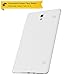 ArmorSuit MilitaryShield - Samsung Galaxy Tab S 8.4 Screen Protector + White Carbon Fiber Full Body Skin Protector / Front Anti-Bubble Ultra HD - Extreme Clarity & Touch Responsive Shield with Lifetime Replacement Warranty