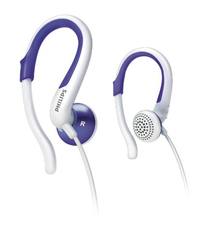 Philips Adjustable Earhook Headsphones SHS4842/28 (Purple)