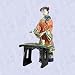 Asian painting Woman statue porcelain sculpture New