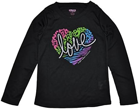 Sugar Sweet Couture Big Girls Black & Multi Color Animal Print 2pc Pajama Pant Set (14/16)