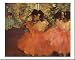 Ballerina in Rose by Edgar Degas Fine Art Print / Poster 31.00 x 24.00 in.