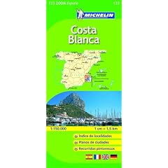 Costa Blanca (Michelin Zoom Maps)