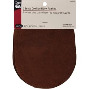 Dritz-R-Leather-Elbow-Patches-Dark-Brown