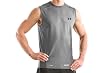 Men's UA HeatGear&reg; Fitted Sleeveless Crew Tops by Under Armour