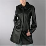 BGSD Women's Leather Walking Coat in S, M, or L