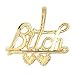 Bitch Charm 14k Gold 14mm