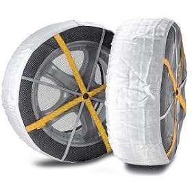 Snow Socks, Fabric Snow Chains for Tyres - 205/55 x 16" (In Stock For Same Day Dispatch)