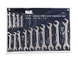Angle Open End Wrench Set, SAE - 14 Pieces
