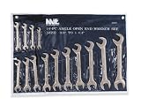 14-pc. Angle Open End Wrench - SAE