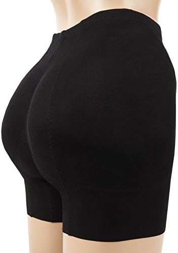 Uniqbay Women Butt &amp; Hip Booster Padded Shapewear Brief Enhancer Panty High Quality Underwear (Asian L ( US 8-10 ), Black)