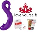 FunFactory Dildo Curve (Violett) Luxus Paket inkl. Gleitgel & Liebeskugeln