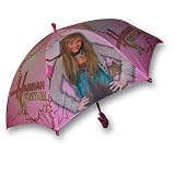Disney Hannah Montana Pink Girl's Umbrella with 3D Handle
