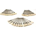 36 Polishing Brushes Jewelers Soft 3/8" Tool fit Dremel