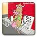 Londons Times Funny Cow Cartoons - Hopeless Cow - Light Switch Covers - double toggle...