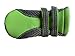 LONSUNEER Puppy Soft Sole Nonslip Mesh Boots, with 2 Reflective Straps, Inner Width 1.89 Inch, Set of 4, Bright Green