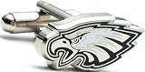 Cufflinks Inc Men's Philadelphia Eagles Cufflinks Green/white