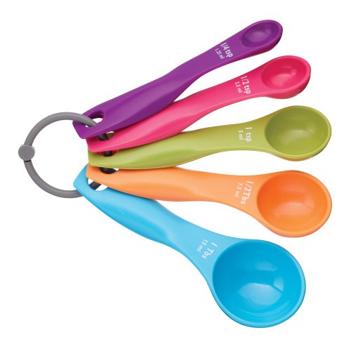 Kitchen Craft Colourworks Measuring Spoon Set, Set of 5