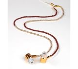 Jewel Buds Bling Earbuds School Colors Garnet Gold