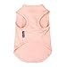Blueberry Pet Cherry Soda Candy Cotton Dog Tank Top Shirt in Light Coral, Back Length 12