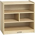 ECR4Kids Birch Hardwood Block Storage Cart, Natural