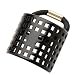 France Luxe Netting Rectangle Ponytail Holder - Black