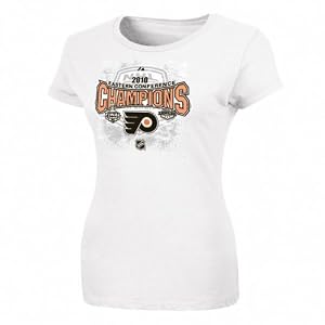 Buy Philadelphia Flyers Ladies 2010 Eastern Conference Champions Official Locker Room T-Shirt