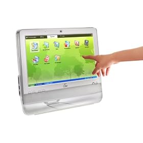 Asus Eee Top 1602-WT-X0010 All-in-One PC (Intel Atom 1.6GHz, 1GB RAM, 160GB HDD, Windows XP, White)