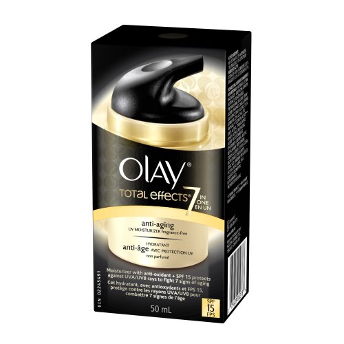 Olay Total Effects 7-in-1 Anti-Aging UV Moisturizer, SPF 15, 1.7 Ounce