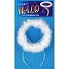 White Marabou Halo