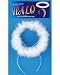 White Marabou Halo
