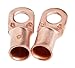 Forney 60096 Copper Cable Lugs, Number 1/0 Cable with 3/8-Inch Stud Size, 2-Pack