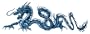 Pilot Automotive LT-00433 Blue Dragon Left Graphic Lethal Threat Decal