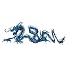 Pilot Automotive LT-00433 Blue Dragon Left Graphic Lethal Threat Decal