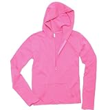 Soft Pink Classic Fleece Raw Edge Hoodie for Junior and Girl Sizes. Fleece, unfinished edges 5 Adult Sizes