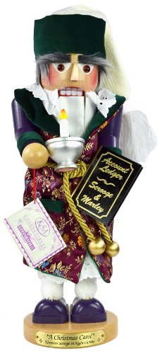 Kurt Adler 17-Inch Limited Edition Steinbach Ebenezer Scrooge in Nightclothes Nutcracker On Sale