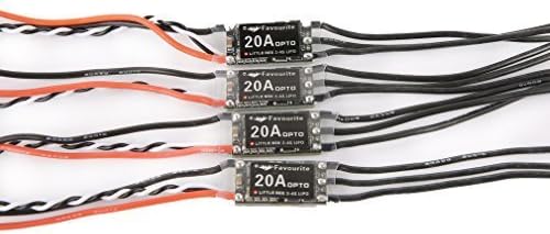 Favourite FVT 4 PCS LittleBee 20A Mini ESC 2-4S for FPV Racing Mini ZMR250,ZMR180 QAV210 Quadcopter Better than DYS SN20A ESC by FVT