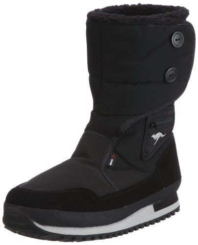KangaROOS Sini 31522/500, Damen Stiefel, Schwarz (blk 500), EU 39