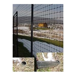 Removable Bed Garden Seasonal Deer Fence Kit - 7.5 ft x 100 ft by 