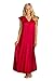 Shadowline Women’s Long Lace Nightgown 53” Length Gown Elegant Sleepwear