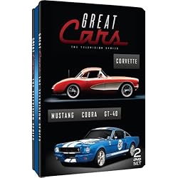 Great Cars - Television Series - Corvette, Mustang, Cobra & GT-40 - Embossed Slim Tin