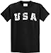 Vintage USA Logo Tees in 42 Colors and Regular, Big and Tall Sizes