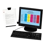 3M Flat Panel Mounted Copy Holder, 35 Sheet Capacity (DH445)